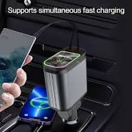 Cargador retráctil Celular para coche