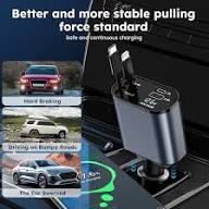 Cargador retráctil Celular para coche