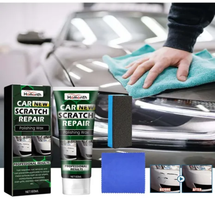Crema Reparador De Rayones Para Vehiculo
